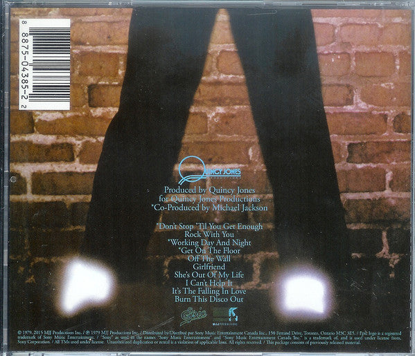 Michael Jackson - Off The Wall (CD) - Discogs image 2