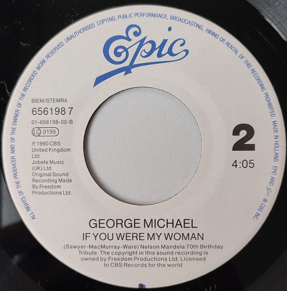 George Michael - Praying For Time (7") - Discogs image 4