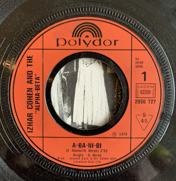 Izhar Cohen And Alpha-Beta, The - A-Ba-Ni-Bi (7") - Discogs image 3