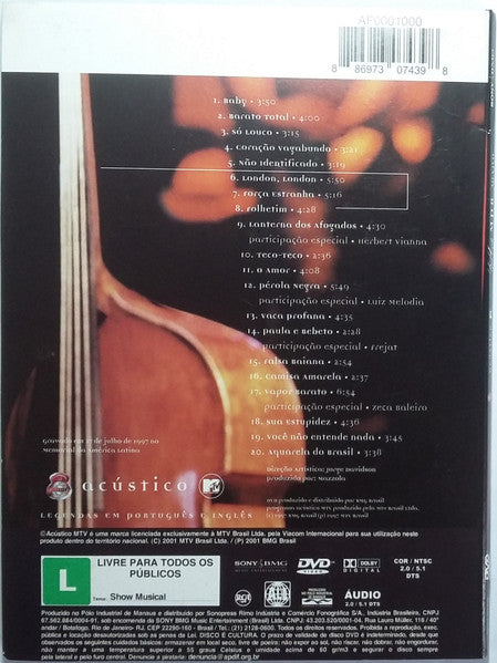Gal Costa - Acústico MTV (DVD) - Discogs image 3