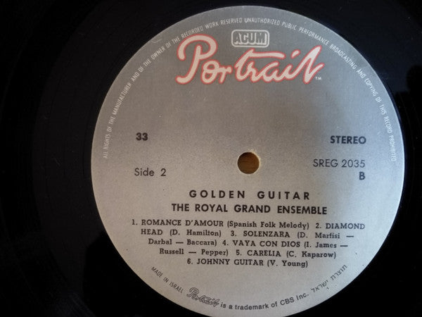 Royal Guitar Ensemble, The - Golden Guitar (LP) - Discogs image 4