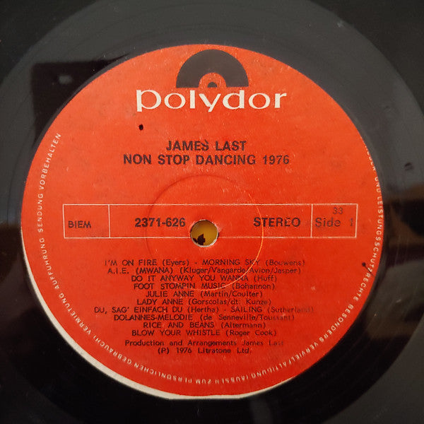 James Last - Non Stop Dancing 1976 (LP) - Discogs image 3