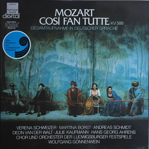 Wolfgang Amadeus Mozart, Verena Schweizer, Martina Borst, Andreas Schmidt (2), Deon van der Walt, Julie Kaufmann, Hans Georg Ahrens, Chor Der Ludwigsburger Festspiele Und Orchester Der Ludwigsburger Schlossfestspiele, Wolfgang Gönnenwein - Così Fan Tutte 