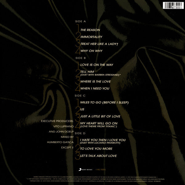 Céline Dion - Let's Talk About Love (2xLP) - Discogs image 3