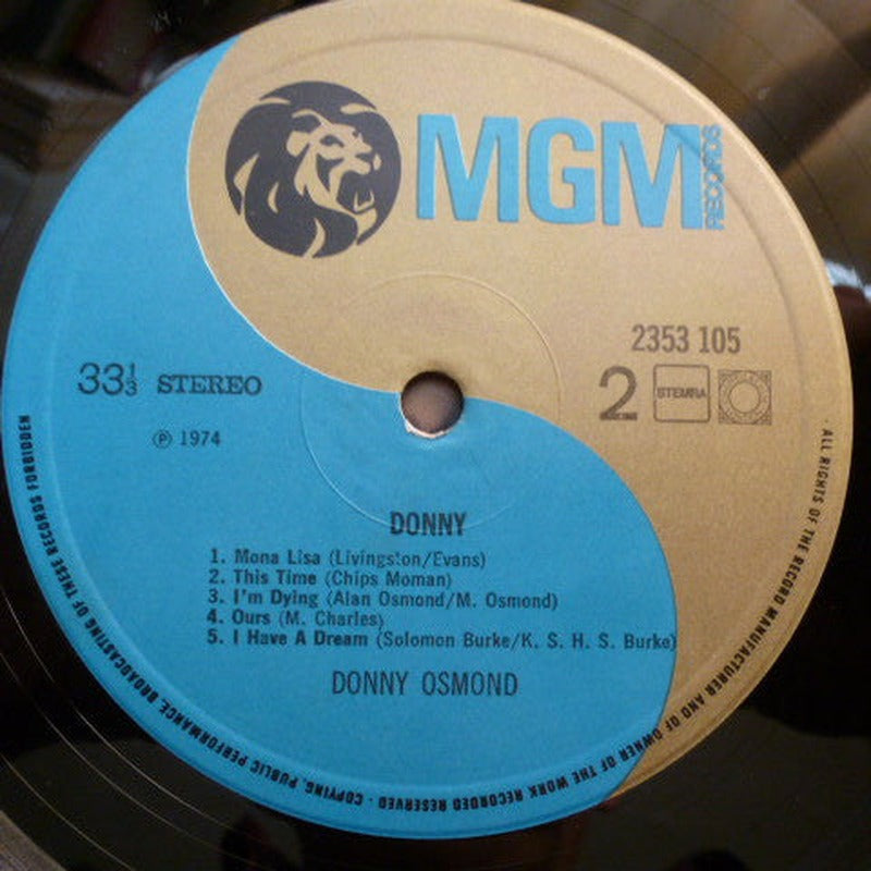 Donny Osmond - Donny (LP) - Discogs image 4