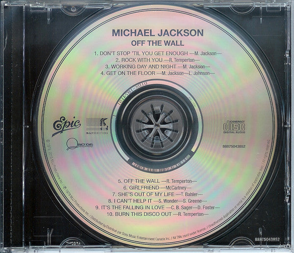 Michael Jackson - Off The Wall (CD) - Discogs image 3