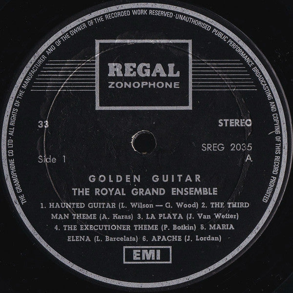 Royal Guitar Ensemble, The - Golden Guitar (LP) - Discogs image 4