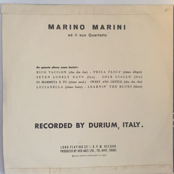 Marino Marini Ed Il Suo Quartetto - Let Us Dance (LP) - Discogs image 2