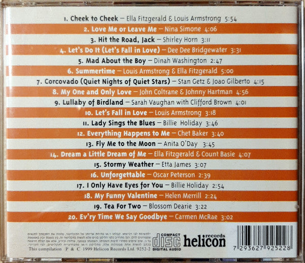 Unforgettable - הקולות הגדולים של הג'אז - Discogs image 2