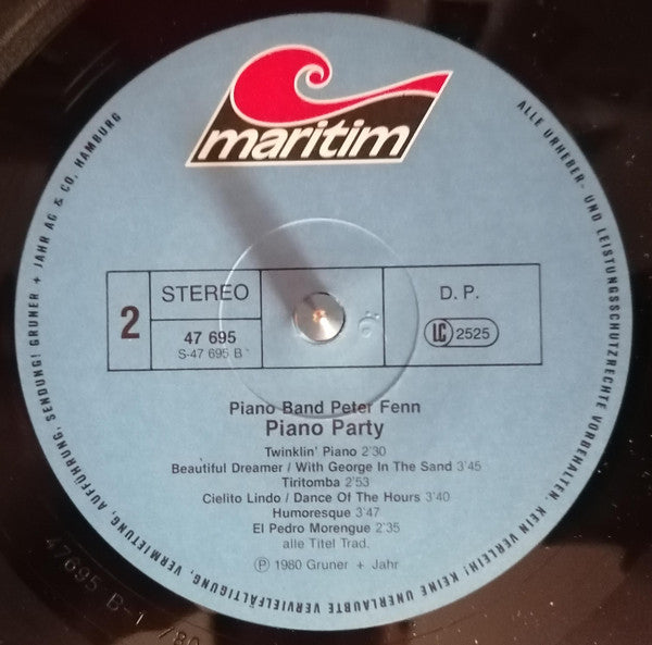 Piano Band Peter Fenn - Piano Party (LP) - Discogs image 4