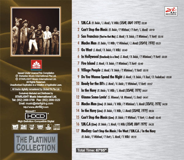 Village People - The Very Best Of Village People 17 Original Greatest Hits (CD) - Discogs image 2