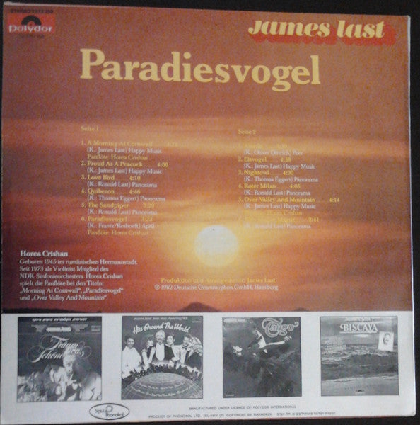 James Last - Paradiesvogel (LP) - Discogs image 2