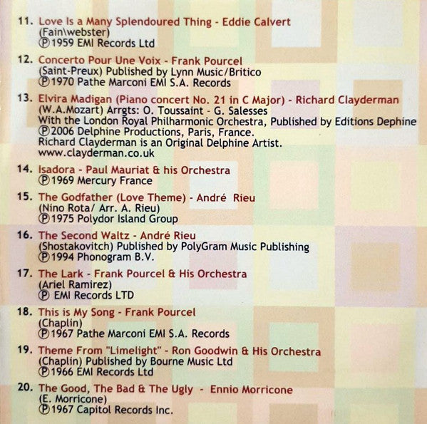 מיטב הנעימות מכל הזמנים = Golden Melodies 2 - Discogs image 5