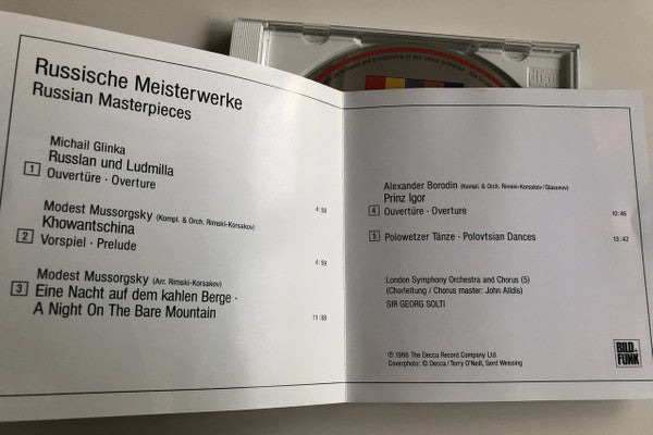 Georg Solti, London Symphony Orchestra - Russische Meisterwerke = Russian Masterpieces (CD) - Discogs image 4