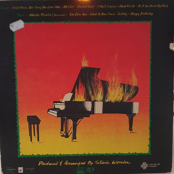Stevie Wonder - Hotter Than July (LP) - Discogs image 2