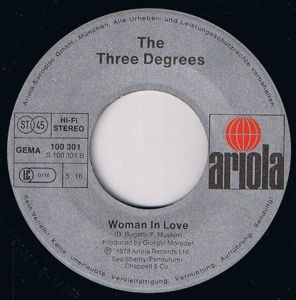 Three Degrees, The - The Runner (7") - Discogs image 4