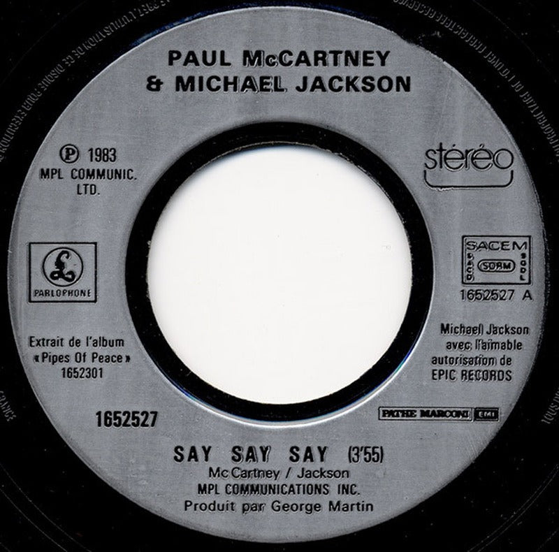 Paul McCartney & Michael Jackson - Say Say Say (7", Single)