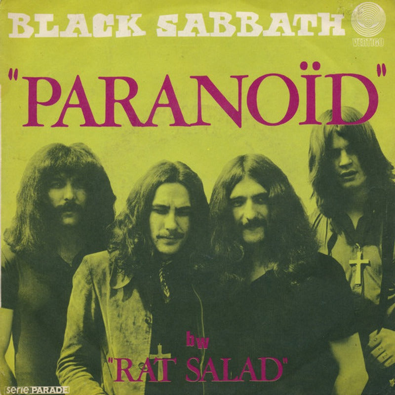 Black Sabbath - Paranoïd / Rat Salad (7", Single, Blu)